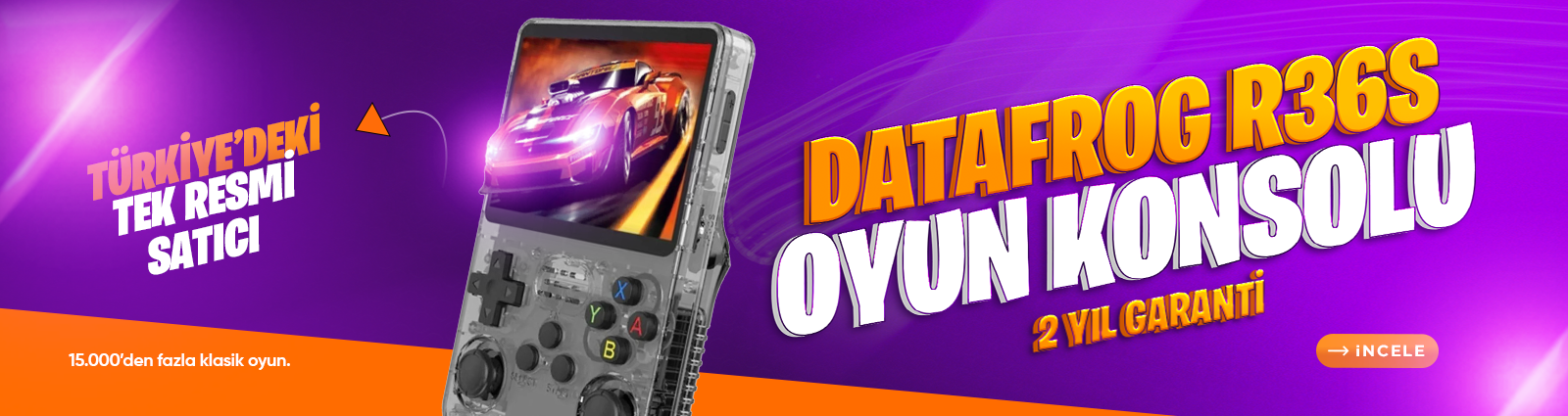 DataFrog R36S Retro Oyun Konsolu