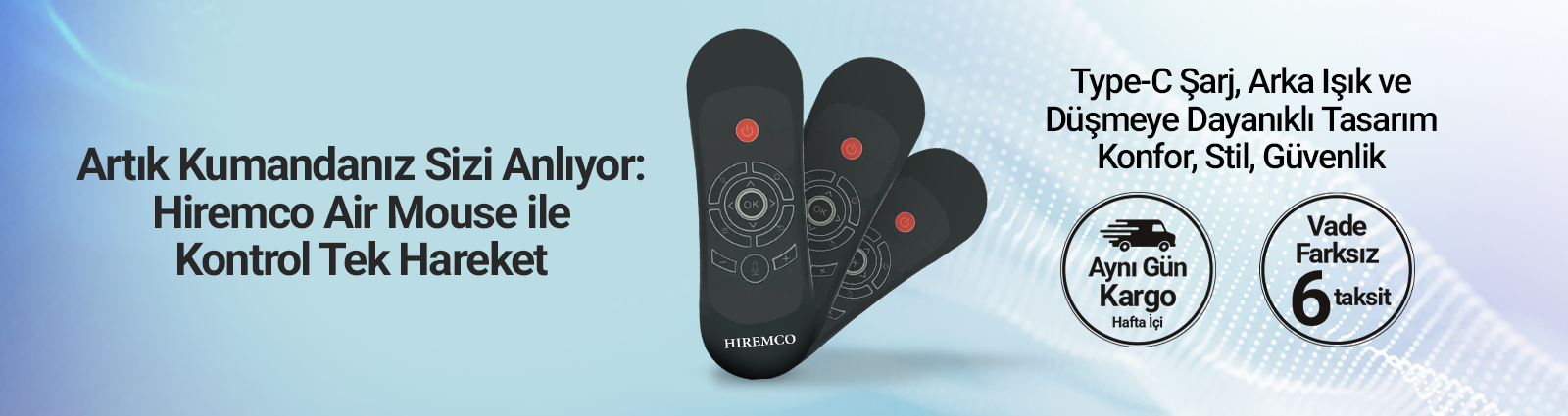 Hiremco Air Mouse Kumanda