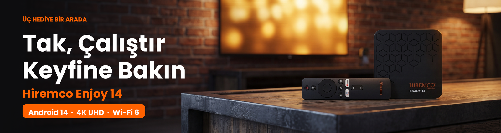Hiremco Enjoy 14 Android TV Box - Gaming