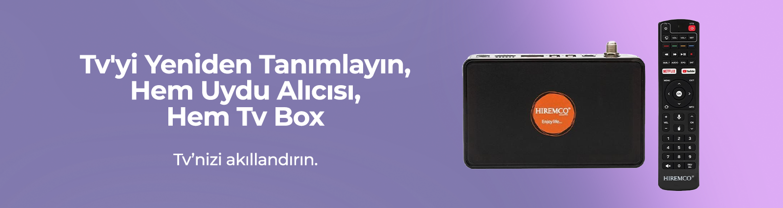 Hiremco Matrix Pro Max 4K 128GB Android 12 Uydu Alıcısı