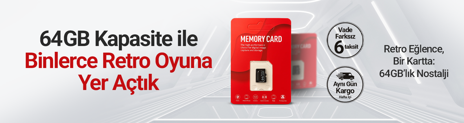 Retro Oyun SD Kart (64GB)
