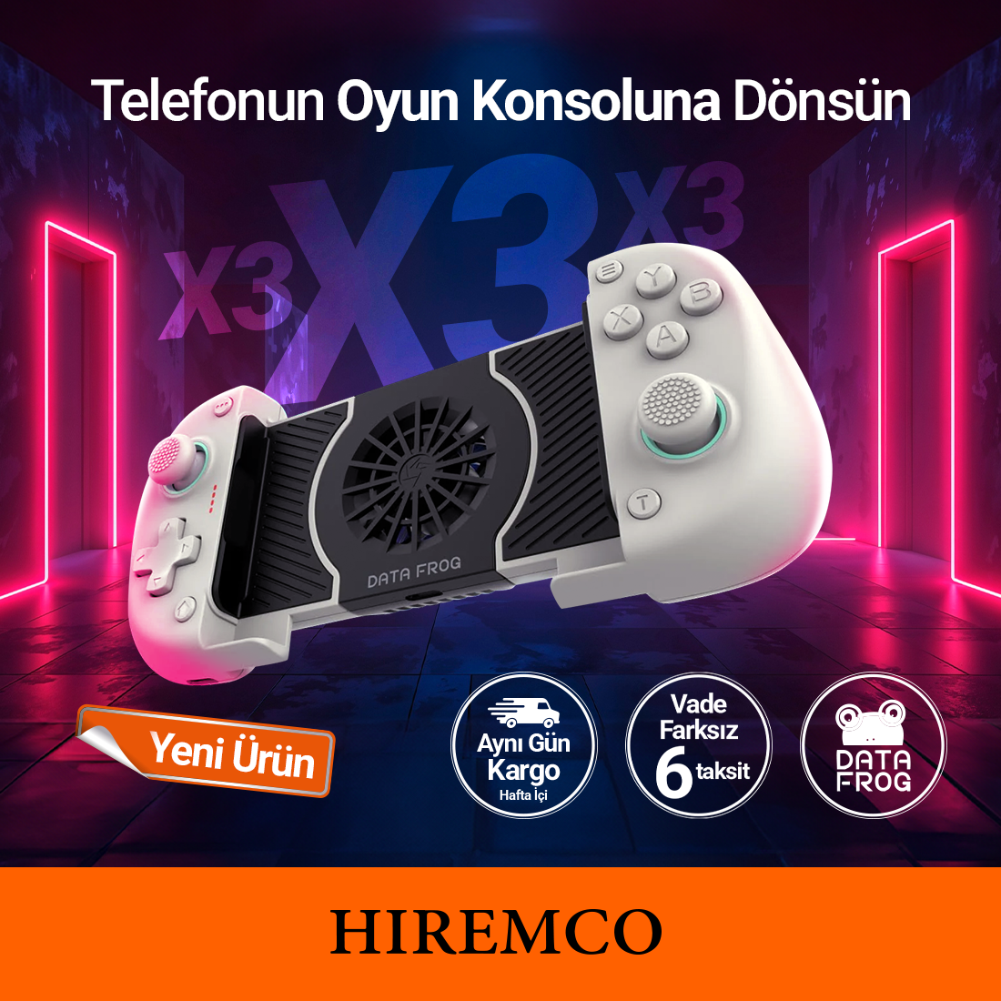 Data Frog X3 Kablosuz Gamepad