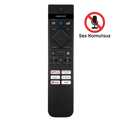 Philips Amblight Kumanda - Netflix - Prime Tuşlu Ses Komutsuz