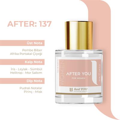 After You 137 C. Love EDP Kadın Parfüm 50 ml – Çiçeksi & Pudralı