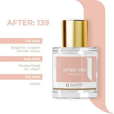 After You 139 EDP Kadın Parfüm 50 ml – Çiçeksi & Vanilyalı