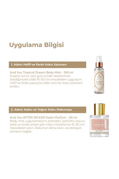 And You After 133 Parfüm & Tropical Dream Body Mist 2li Set