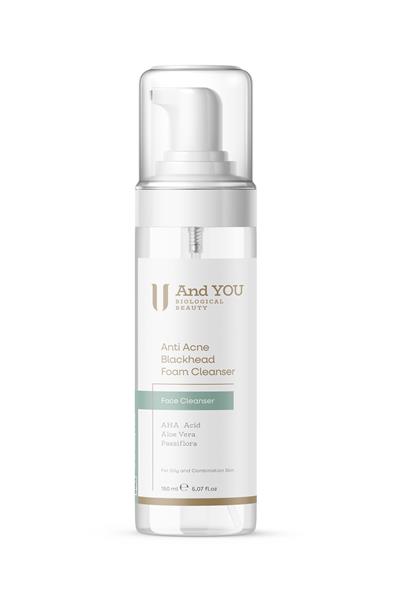 And You Sivilce ve Siyah Nokta Karşıtı Yüz Temizleme Köpüğü 150 ml