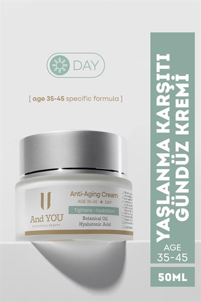 And You Yaşlanma Karşıtı Gündüz Kremi 50 ml – 35-45 Yaş Yoğun Bakım