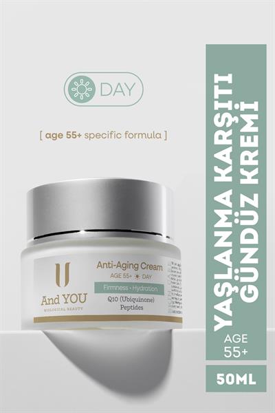 And You Yaşlanma Karşıtı Gündüz Kremi 50 ml – 55+ Yaş Yoğun Bakım