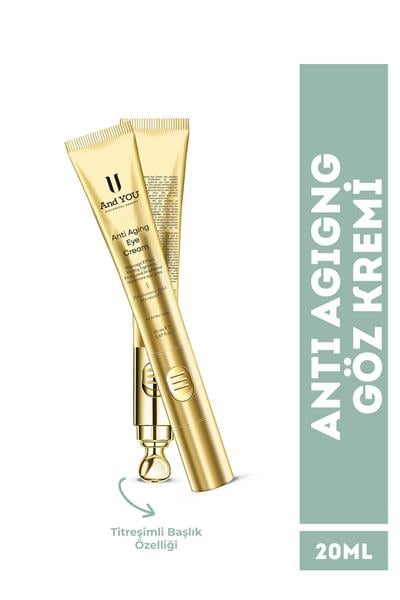 And You Titreşimli Göz Çevresi Kremi 20 ml Morluk ve Torba Karşıtı Anti Age