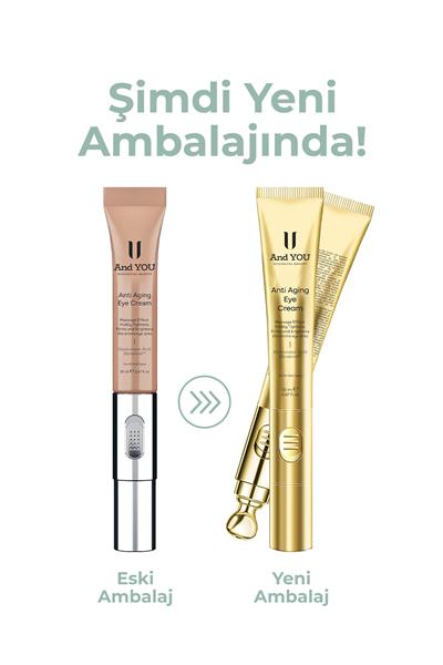 And You Titreşimli Göz Çevresi Kremi 20 ml Morluk ve Torba Karşıtı Anti Age