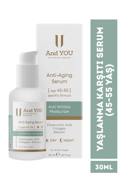And You Yaşlanma Karşıtı Serum 30 ml 35-45 Yaş Gece ve Gündüz Bakım