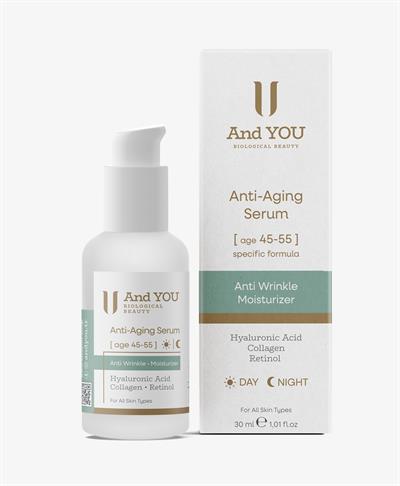 And You Yaşlanma Karşıtı Serum 30 ml 35-45 Yaş Gece ve Gündüz Bakım