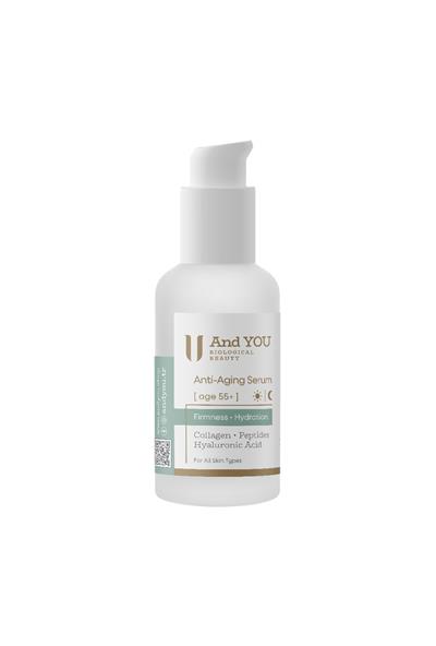 And You Yaşlanma Karşıtı Serum 30 ml – 55+ Yaş Gece & Gündüz Bakım