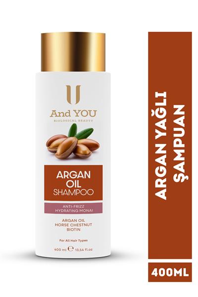 And You Argan Yağlı Şampuan 400 ml