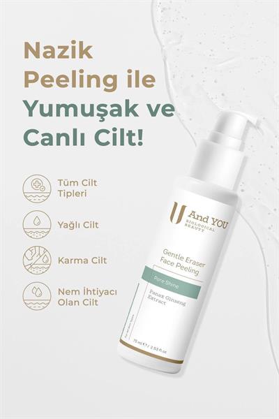 And You Aydınlık Cilt 3lü Bakım Seti ( Peeling & SPF Koruma)