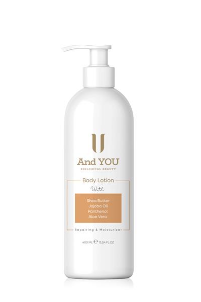And You Nemlendirici Vücut Losyonu 400 ml Shea Butter ve Aleo Vera