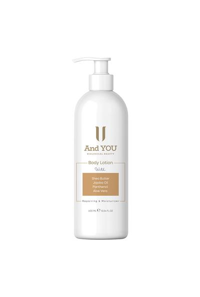 And You Nemlendirici Vücut Losyonu 400 ml Shea Butter ve Aleo Vera