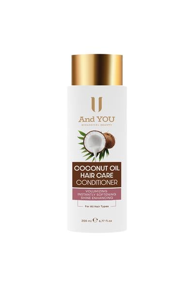 And You Hindistan Cevizi Yağlı Saç Bakım Kremi 200 ml – Nemlendirici & Onarıcı