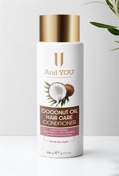 And You Hindistan Cevizi Yağlı Saç Bakım Kremi 200 ml – Nemlendirici & Onarıcı