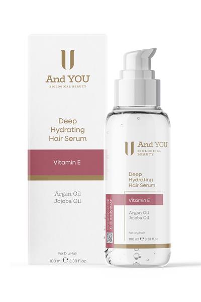 And You Argan Yağlı Saç Serumu 100 ml Derin Nemlendirici
