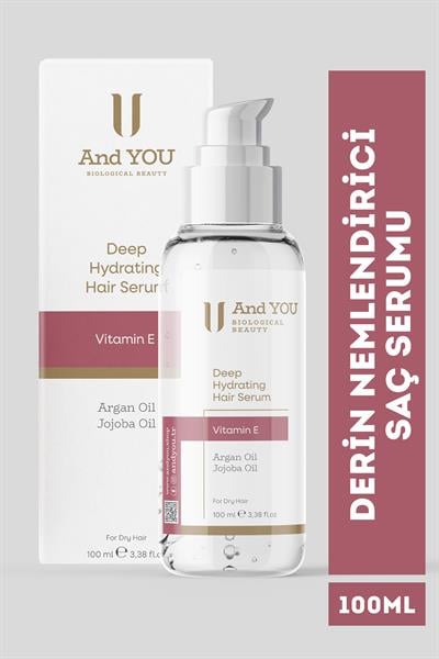 And You Argan Yağlı Saç Serumu 100 ml Derin Nemlendirici