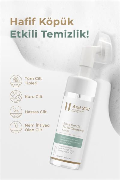 And You Yüz Temizleme Köpüğü 150 ml