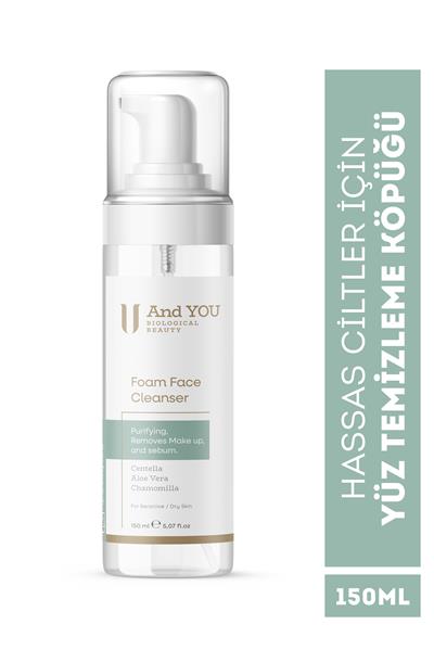 And You Hassas Ciltler İçin Yüz Temizleme Köpüğü 150 ml