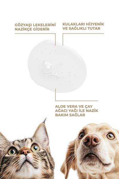 And You Kedi ve Köpekler İçin Göz Yaşı Lekesi ve Kulak Temizleme Solüsyonu 100 ml