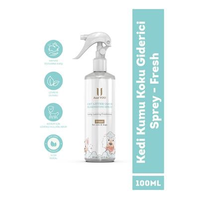 And You Kedi Kumu Koku Giderici Sprey 100 ml – Fresh
