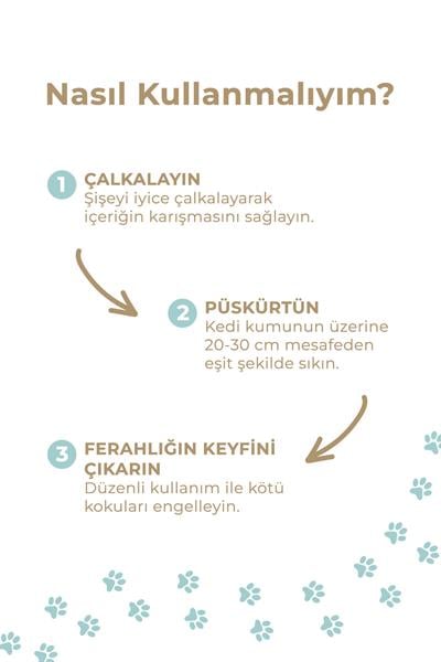 And You Kedi Kumu Koku Giderici Sprey 100 ml – Lavanta