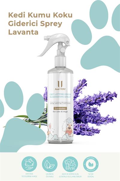 And You Kedi Kumu Koku Giderici Sprey 100 ml – Lavanta