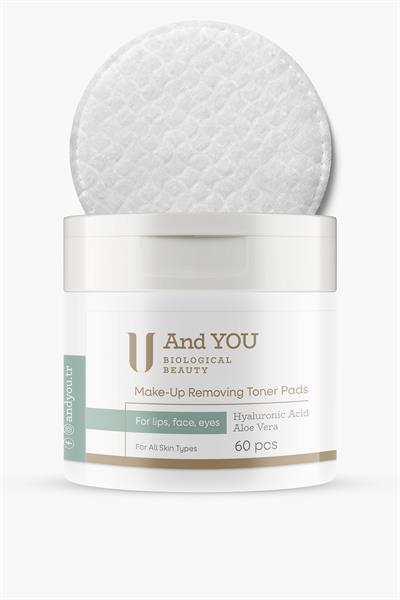 And You Makyaj Temizleyici Tonik Ped 60lı