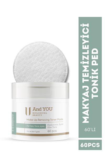 And You Makyaj Temizleyici Tonik Ped 60lı