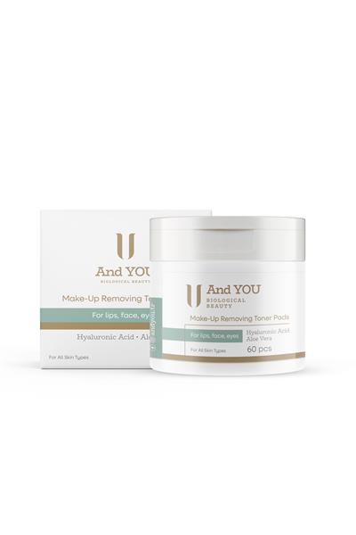 And You Makyaj Temizleyici Tonik Ped 60lı