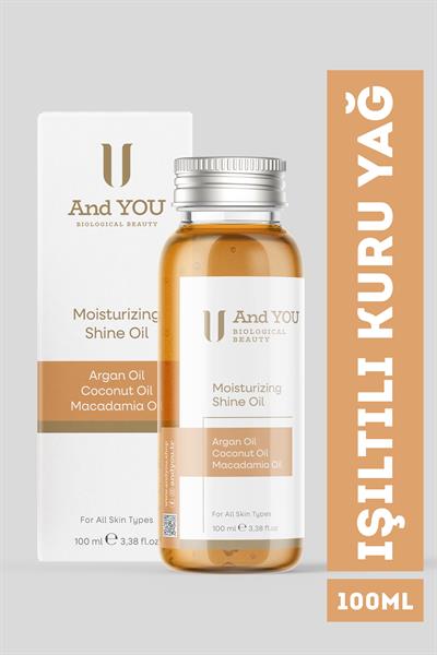 And You Işıltılı Kuru Vücut Yağı 100 ml