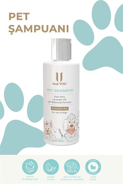 And You Kedi ve Köpekler İçin Tüy Bakım Şampuanı Koku Karşıtı 250 ml