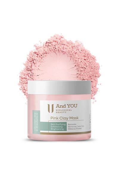 And You Pembe Kil Maskesi 100 gr – Arındırıcı ve Gözenek Sıkılaştırıcı