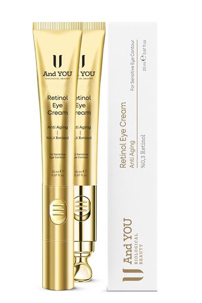 And You Retinol Titreşimli Göz Altı Kremi 20 ml