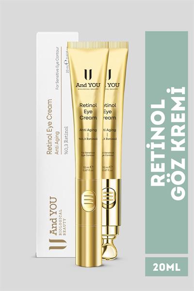 And You Retinol Titreşimli Göz Altı Kremi 20 ml