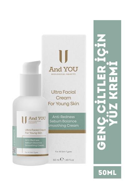 And You Genç Ciltler İçin Yüz Kremi 50 ml