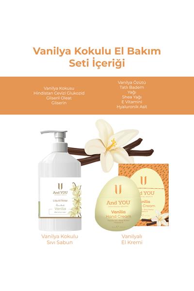 And You Vanilya Kokulu 2li El Bakım Seti