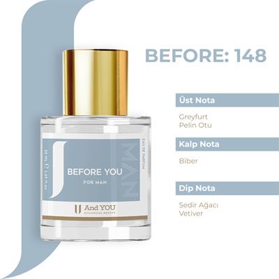 Before You 148 Lakost Blank EDP Erkek Parfüm 50 ml – Odunsu & Aromatik