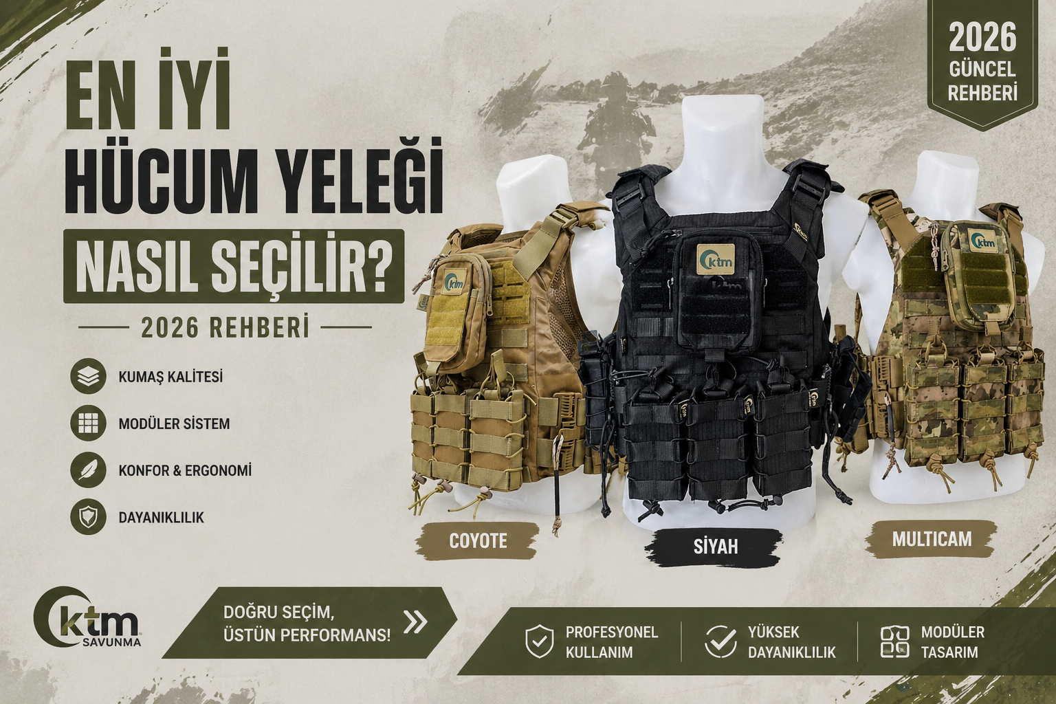 En iyi hücum yeleği nasıl seçilir 2026 rehberi taktik yelek modelleri