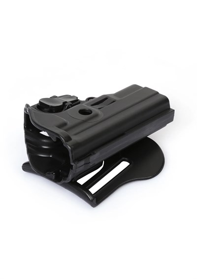 Glock Tabanca Kılıfı Bej (360° Döner, Polimer)