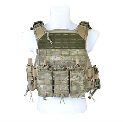 Tekli Lastikli Şarjör Cebi,  5,56 mm. KK KAMUFLAJ