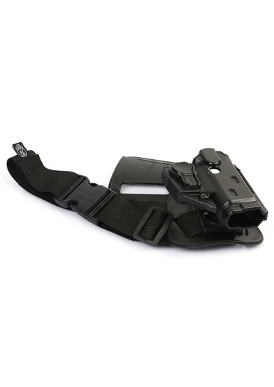 Browning / CZ Alçak Taşıma Tabanca Kılıfı Siyah (Bacak Platformlu)