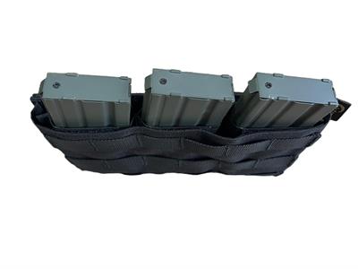 Ktm 3lü Şarjör Platform Cebi 5.56mm Siyah PÖH