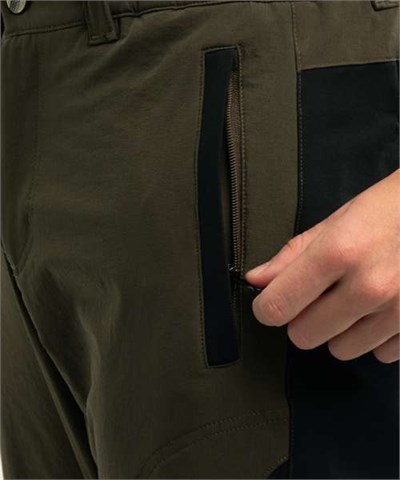 Flex Outdoor Streç Pantolon/ Yeşil-Siyah