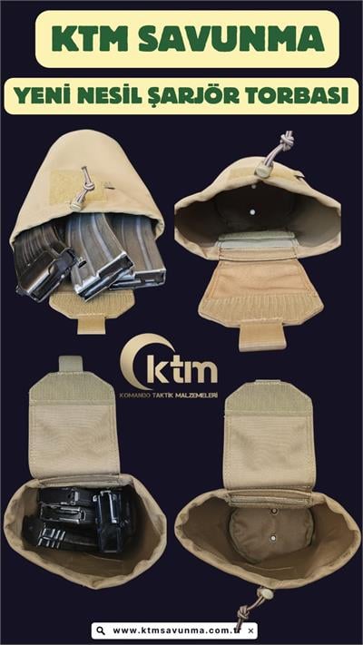 Ktm Yeni Nesil Şarjör Torbası Huni Coyote